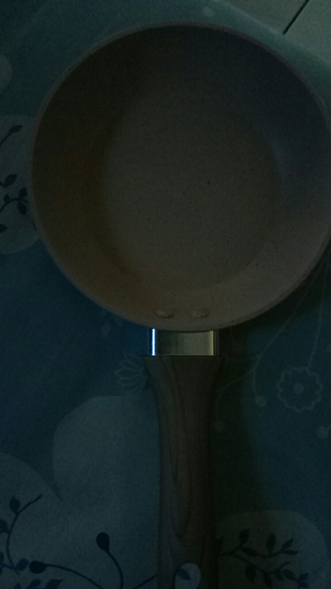 Cypruz Fp0691 14cm Pink Mini Fry Pan Gagang Kayu Marble Coating Penggorengan Panci Fry Wok Kuali