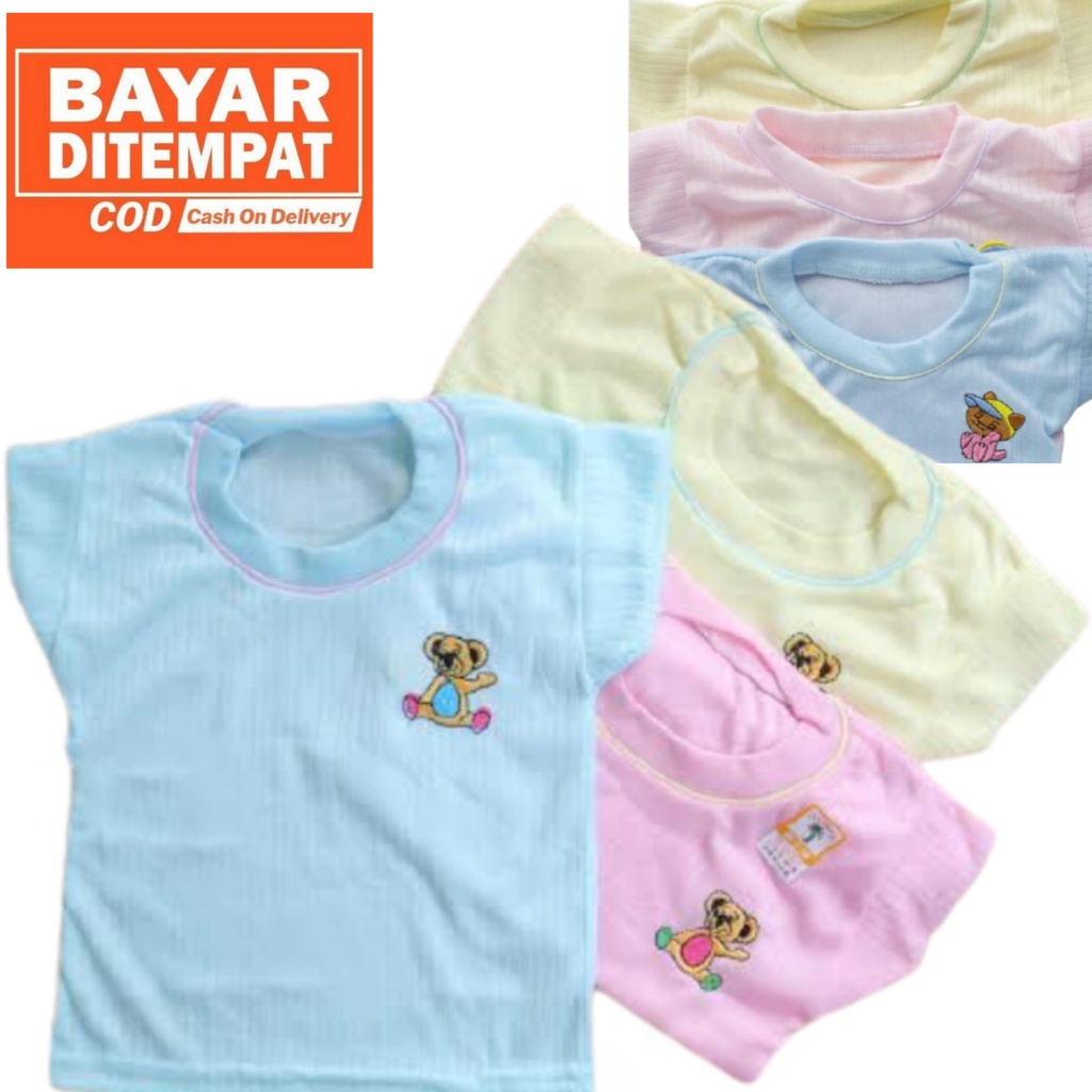 6 PCS- Baju Oblong Bayi salur untuk usia ± 6-12 bulan