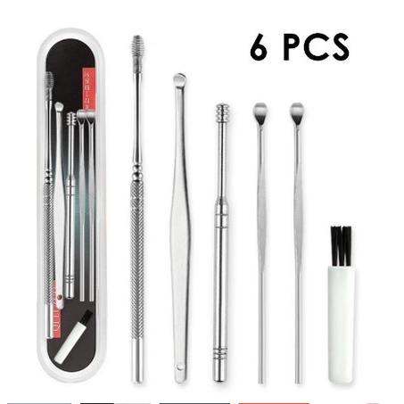 PEMBERSIH TELINGA KOREK KUPING EAR WAX PICKER 6 PCS | FADHILAH SHOP BJB