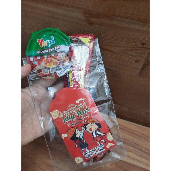 TAS SNACK AMPLOP ANGPAU LEBARAN  IDUL FITRI  PLASTIK 1 PACK ISI 10