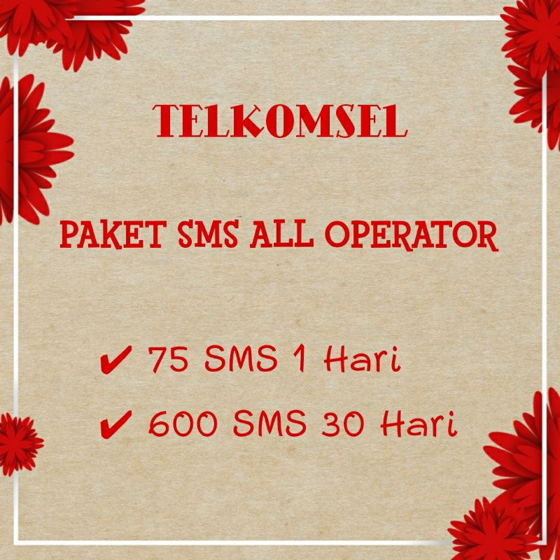 TELKOMSEL PAKET SMS SIMPATI LOOP AS 1500 SMS 2000 SMS