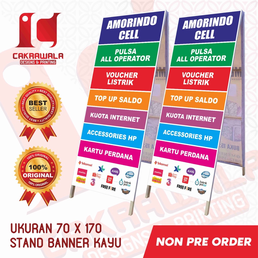 Jual Stand Banner Kayu Ukuran 70 X 170 Standing Banner Kayu Jualan Segitiga Bnaner Rangka 4637