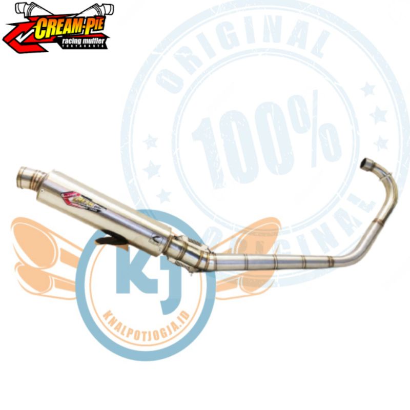 Knalpot Creampie Original Jogja Tiger Gl Cb Mp Megapro Bulat Stainless Original Racing Jogja juragan