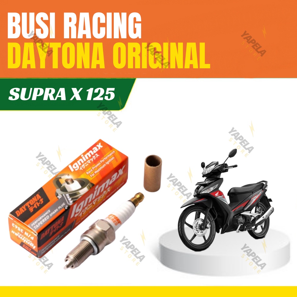 busi racing supra x 125 fi iridium daytona original 3390