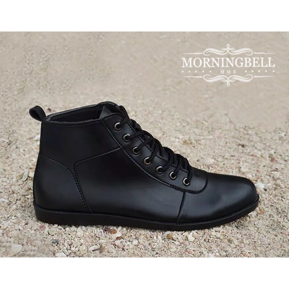 MORNINGBELL - Sepatu Boots Klasik Formal Kerja Kantoran Casual Pria Cowok