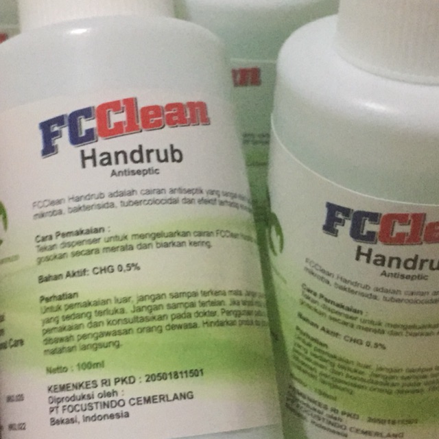 Fc clean handrub handsanitizer  100ml