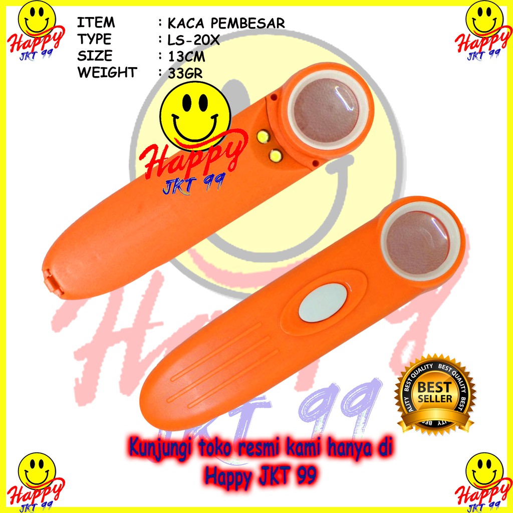 [ HAPPY JKT 99 ] KACA PEMBESAR LOOP LS-20X ORIGINAL MAGNIFIER LS 20X LS20X ZOOM