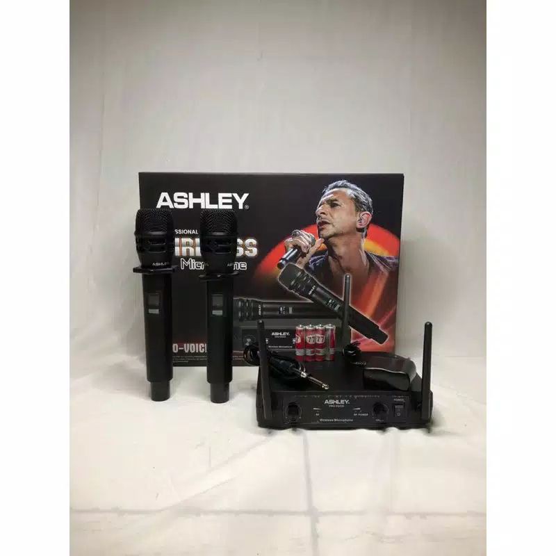 Mic wireless Ashley pro voice original mic wireless Ashley