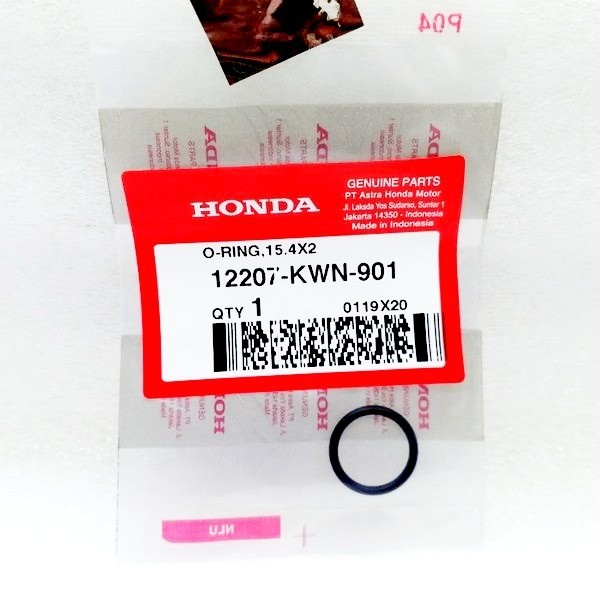 O-RING,15.4X2 .12207KWN900 .12207KWN901 12207-KWN-900 12207-KWN-901