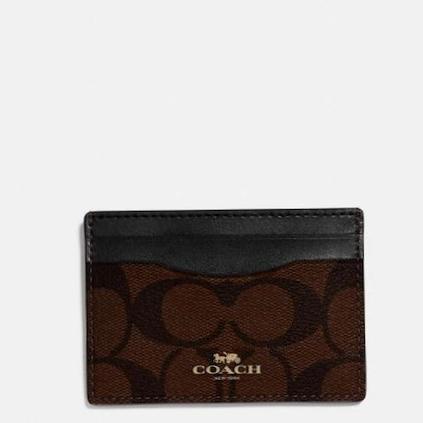 

Office & Stationery | Document Organizer | Coach Card Holder Card Case In Signature Canvas Logo Original Coach | Best Seller
