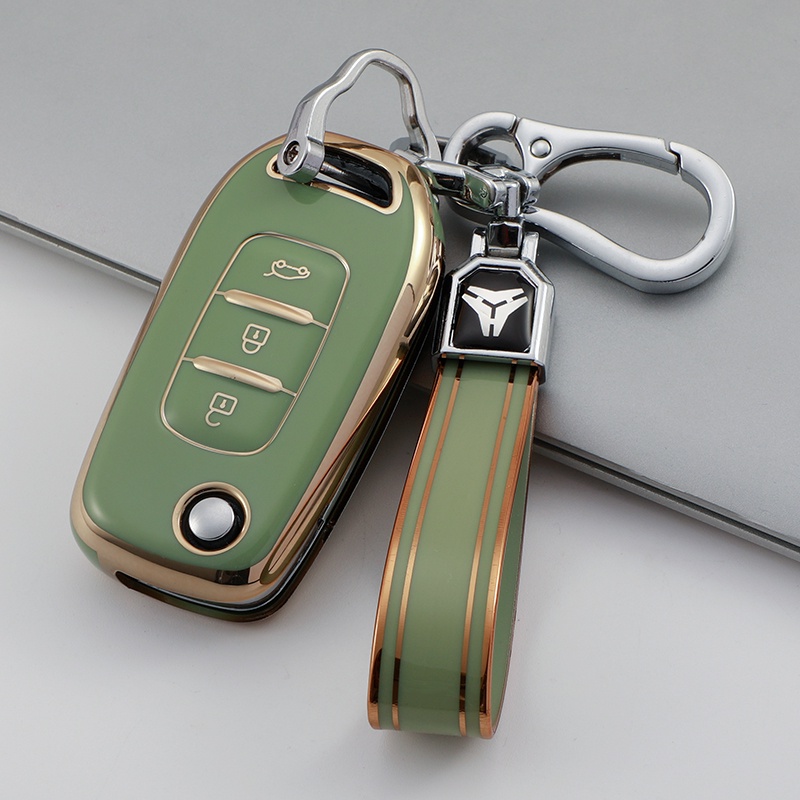 Casing Kunci Mobil Keyless 3 Tombol Untuk Renault Kadjar Captur Simbol Koleos Megane 2016 2017 2018