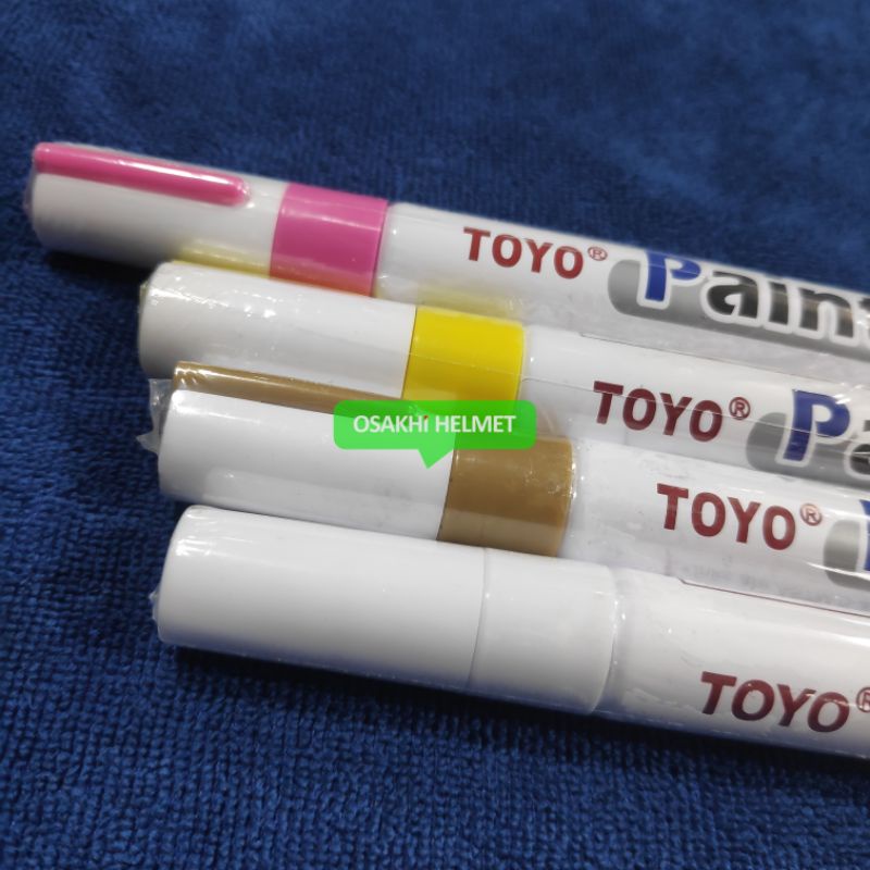 Spidol Ban Toyo Paint Marker Motor Mobil Sepeda - Toko Helm Klaten - Osakhi Helmet