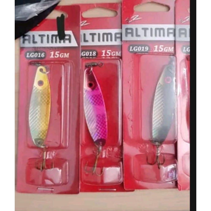 spoon lure pancing axz altima bungkus merah 3 5 7 12 15 20 gram