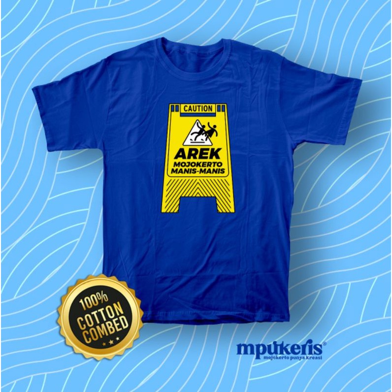Kaos Distro Oleh-oleh Mojokerto Murah Berkualitas Cotton Combed 30s Mpu Keris Arek Mojokerto Manis