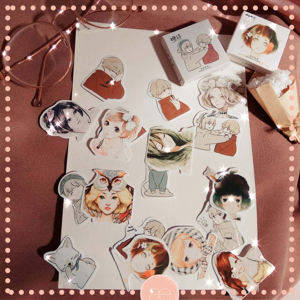 

[æpix] 10pcs Anime n Chibi Stickers