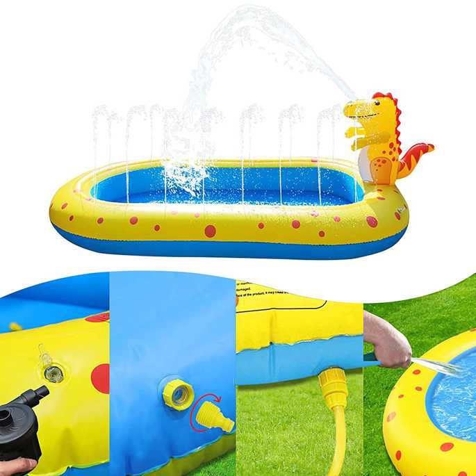 Kolam Renang Angin Wahana Bermain Air Mini Anak Inflatable Swimming Pool Berkualitas Perlengkapan Berenang Mandi Bola