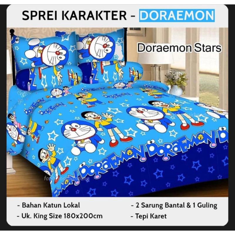 SEPRAI HOME MADE KARAKTER DAN BUNGA KASUR NO 1 180X200