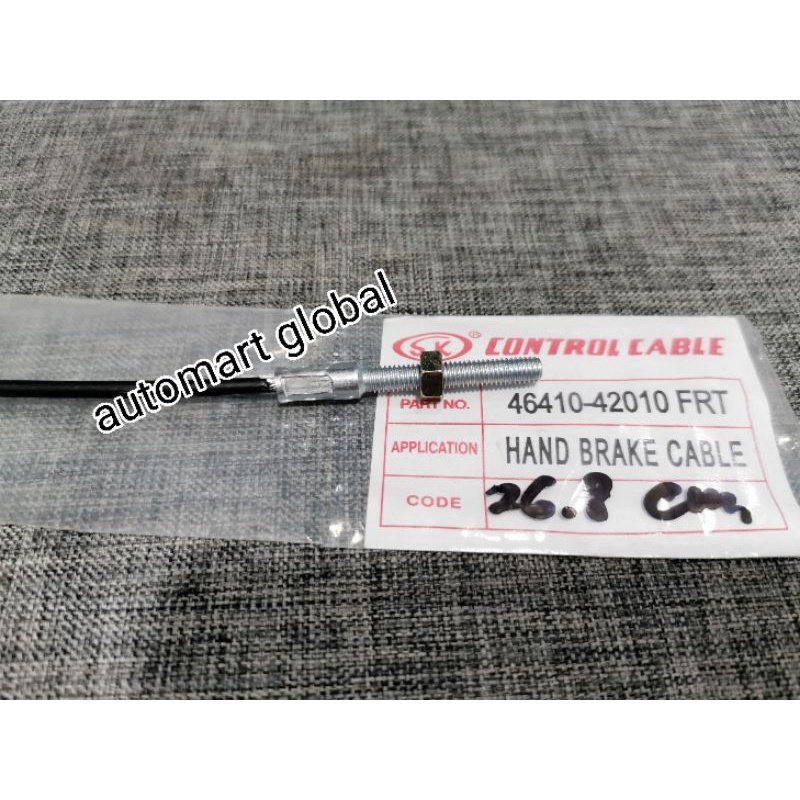 kabel rem tangan starlet ep70 27cm 46410-42010
