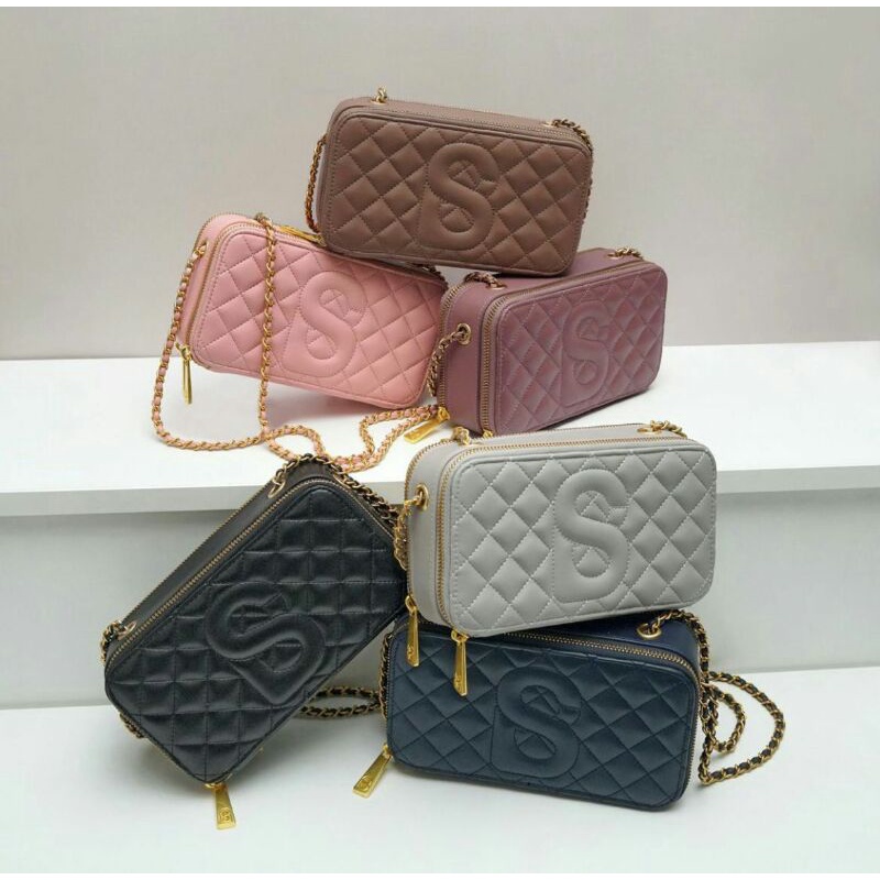 Preloved Yura Bag Mahogany by Buttonscarves