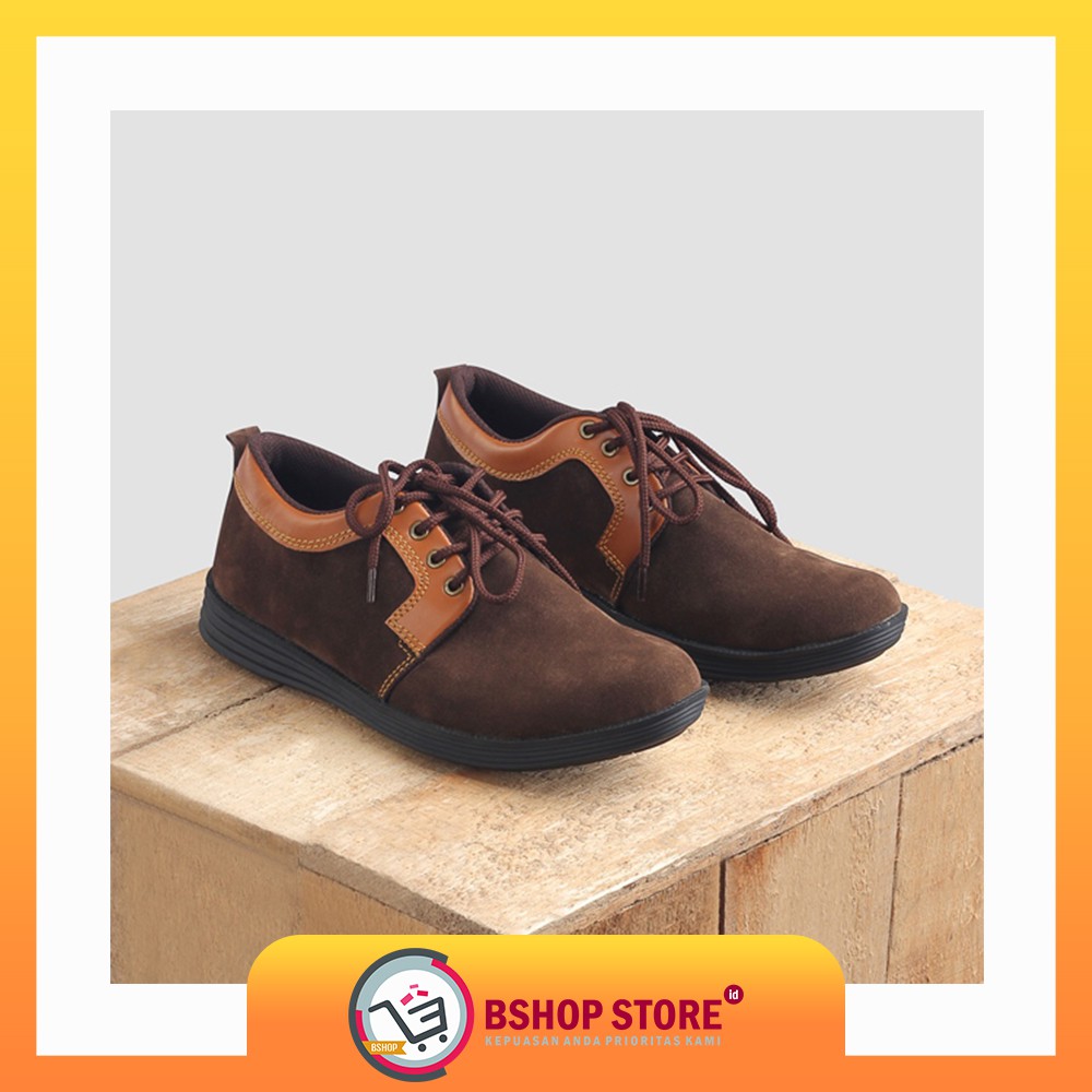 Sepatu Casual Pria Zoned Project LHO 911 Bahan PU-PVC Fashion Pria Awet dan Tidak Mudah Rusak