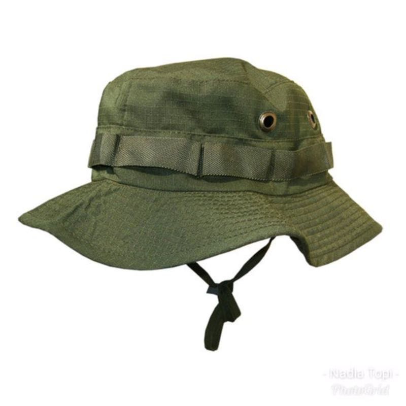 TOPI BUCKET RIMBA/TOPI PENDAKI/TOPI PEMANCING BISA BAYAR DI TEMPAT