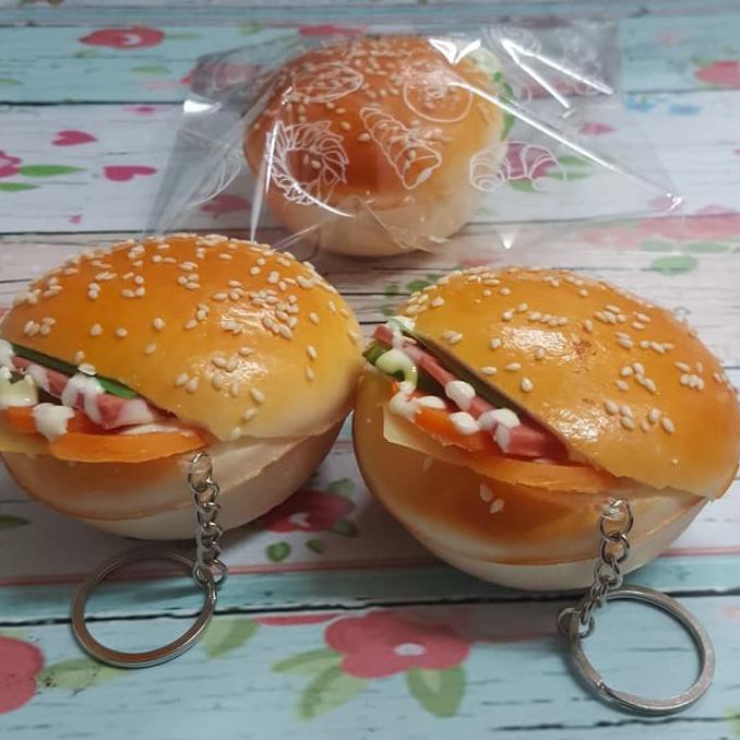 Squishy Murah Beef Burger Mayonaise