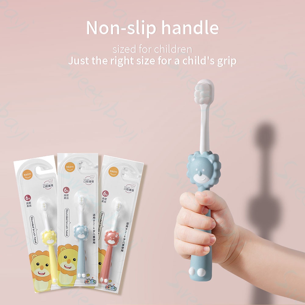 Sweetybayi Sikat gigi bayi anak 2-6 tahun Baby oral cleaning