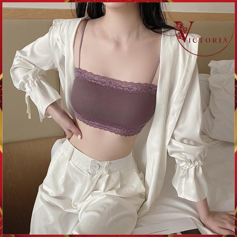 Victoria Tanktop Bra Wanita Import Model Korea 1064