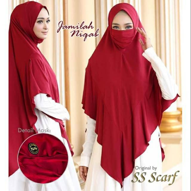 Hijab instant (original ss scraft ) khimar jamilah niqab