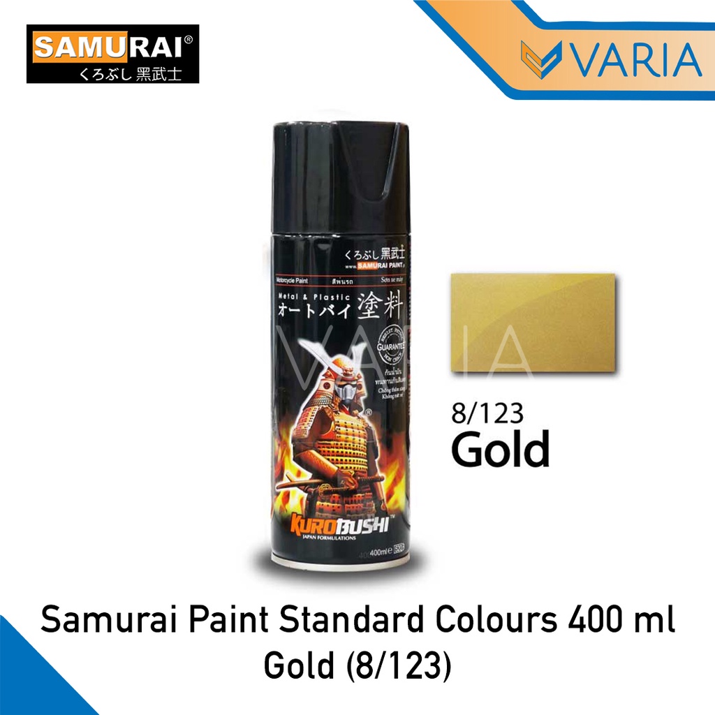 Cat Semprot Pylox Pilox Samurai Paint Kurobushi Gold 8 / 123 Emas