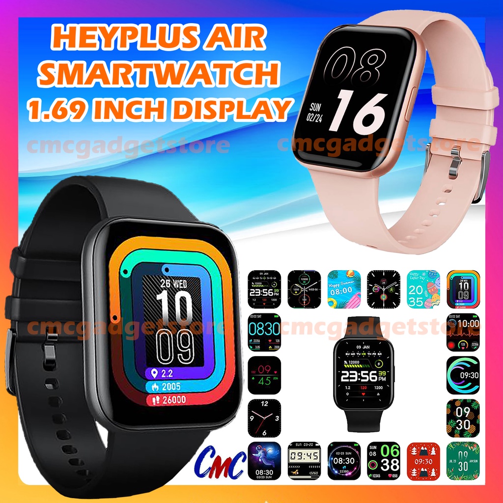 Heyplus Air Smartwatch 1.69 inch Display Sport Watch Alt Haylou Mibro Hey Plus Hey+