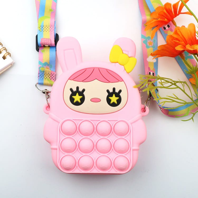 TAS POP IT MOTIF ANAK CEWEK / TAS POP IT LUCU / TAS POP IT PREMIUM / TAS POP IT MURAH