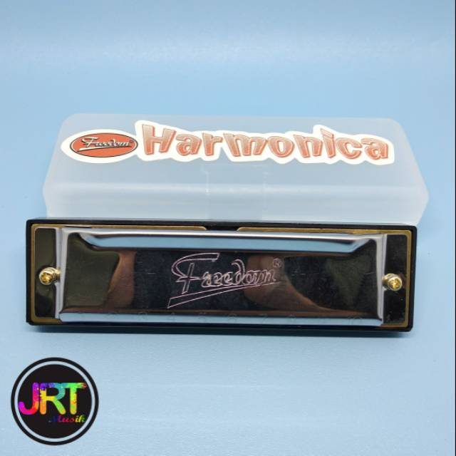 Harmonica / Harmonika FREEDOM 10 Hole / 10 Lubang Nada G / Kunci G