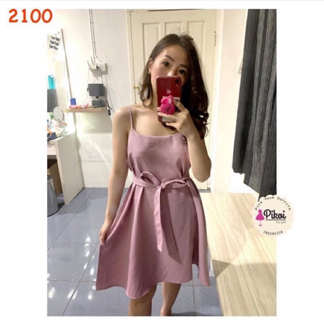 Dress brukat import cantik / cape brukat lucu / dress bridesmaid / dress cewek lucu/ dress ikat 2100