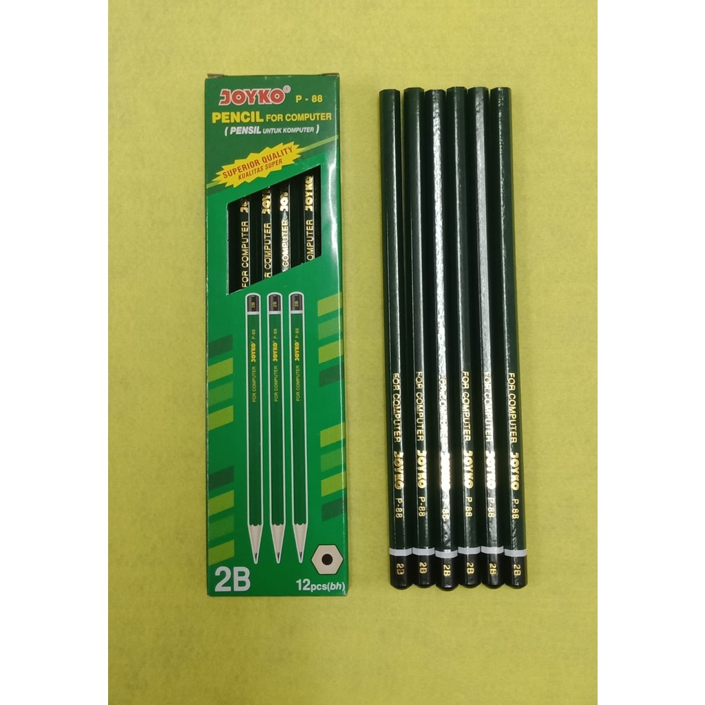 PENSIL JOYKO 2B P-88 dan P-92 ISI 12 PCS