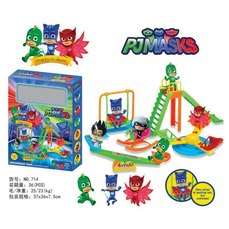 PJ Mask Amusement Park  714 Mainan  Anak  Shopee Indonesia