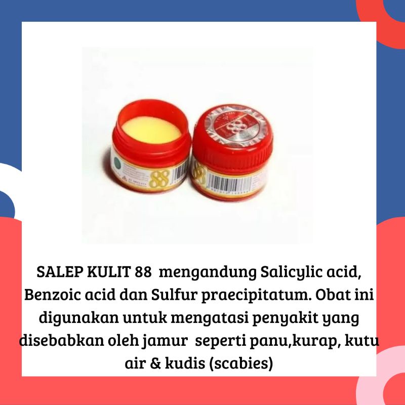 Salep 88 (Obat Gatal, Panu, Kurap, Kutu Air, Jamur, Kadas, Kurap)