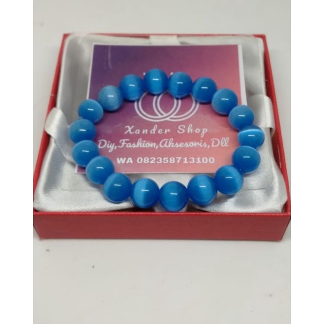 GELANG MATA KUCING BIRU.