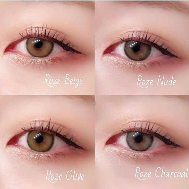 Softlens IDOL ROZE 14.5mm Made In Korea + FREE LENS CASE