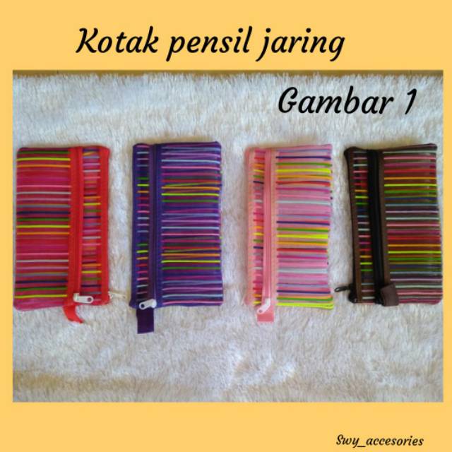 

Kotak pensil jaring