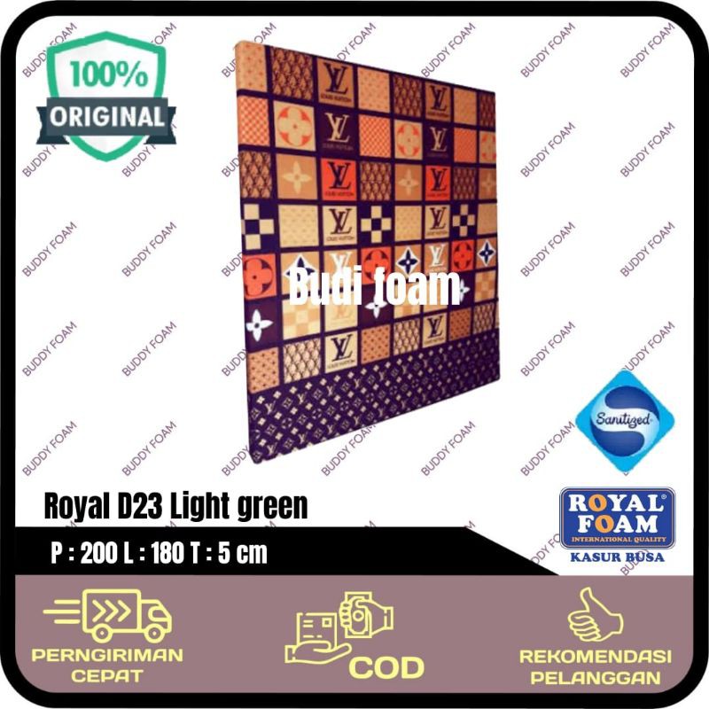 ROYAL FOAM Kasur Busa Royal size 200 x 180 x 5 cm