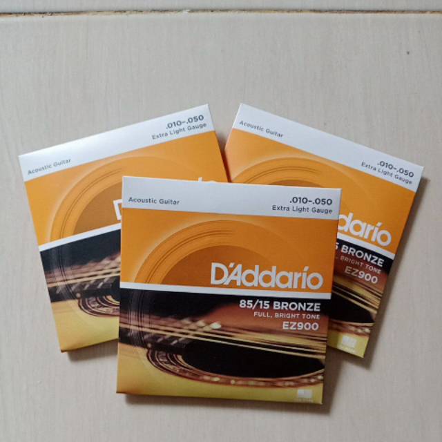 Senar gitar daddario akustik string 010, 1 set