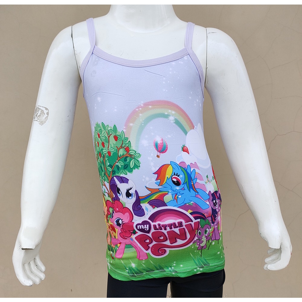 Kaos Singlet LITTLE PONY UNICORN Tali Kecil / Kaos Dalam Anak Perempuan