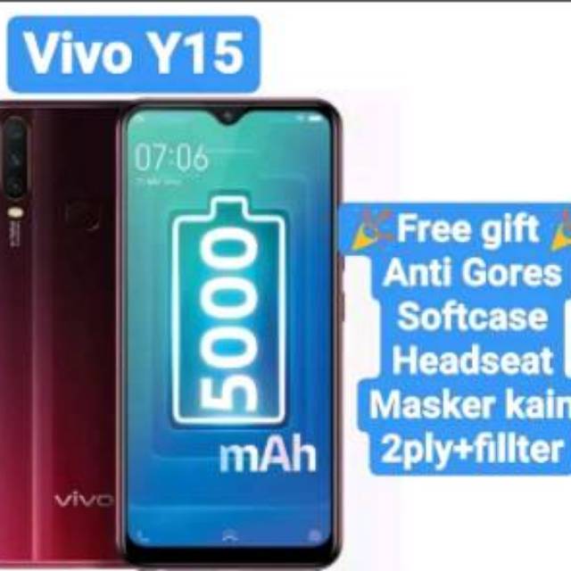 Vivo Y15 Ram4GB+Rom64Gb GARANSI RESMI | Shopee Indonesia