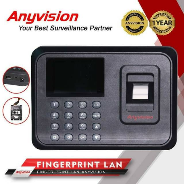 Finger Print Anyvision LAN
