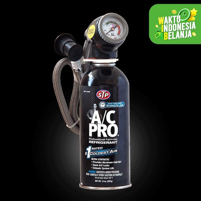 ( BISA COD ) A/C AC PRO REFRIGERANT FREON R-134A R134A W/DISPENSER 397 g DISKON Kode 1029