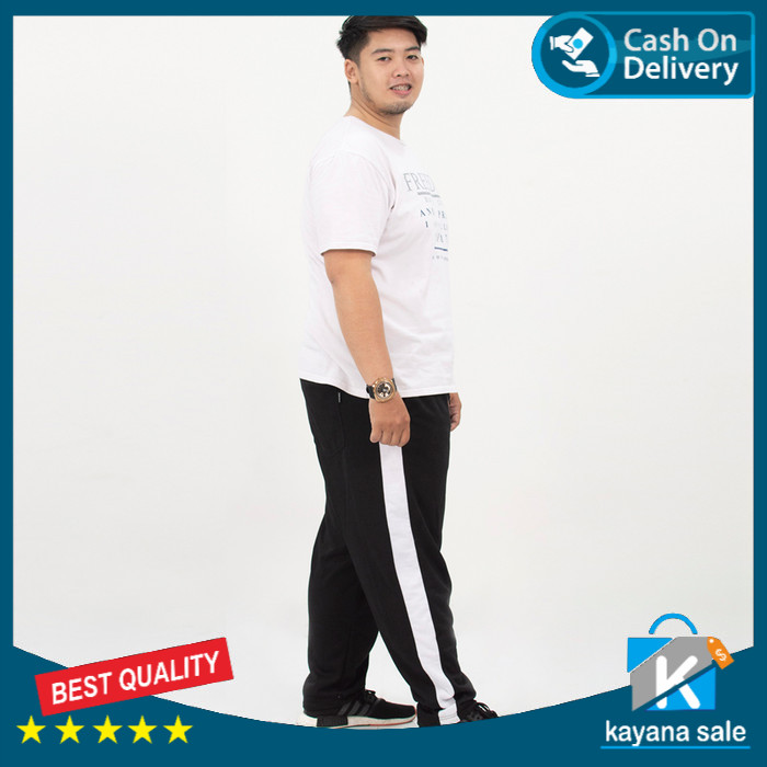 Celana Panjang Jogger Training pria BIG SIZE - Big Size Training -Celana Joger ukuran Jumbo Pria- JF
