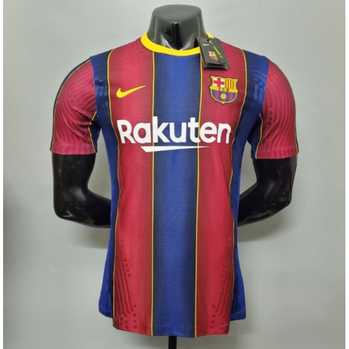 JERSEY SEPAK BOLA BARCA HOME PLAYER ISSUE 2020 2021