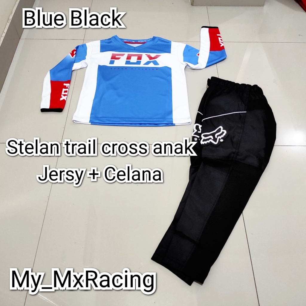 Jerset jersy cross anak atau baju trail anak stelan offroad anak jersey adventure trabas buat anak kids