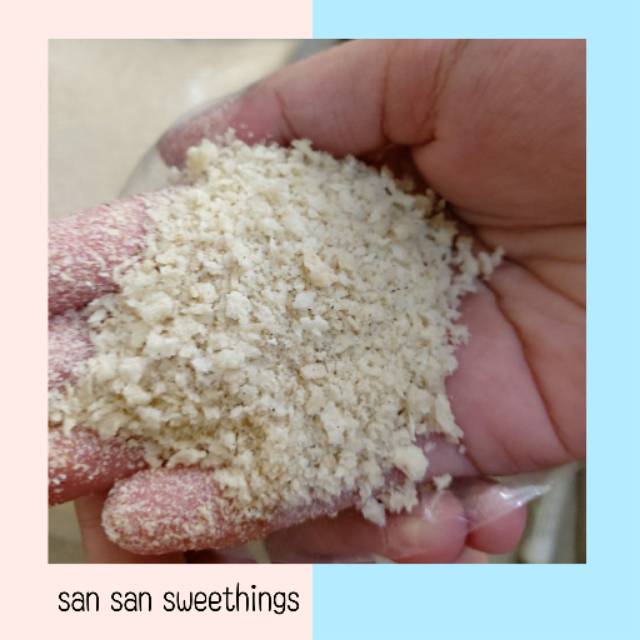 

Tepung roti putih / panir putih / breadcrumb putih 1kg